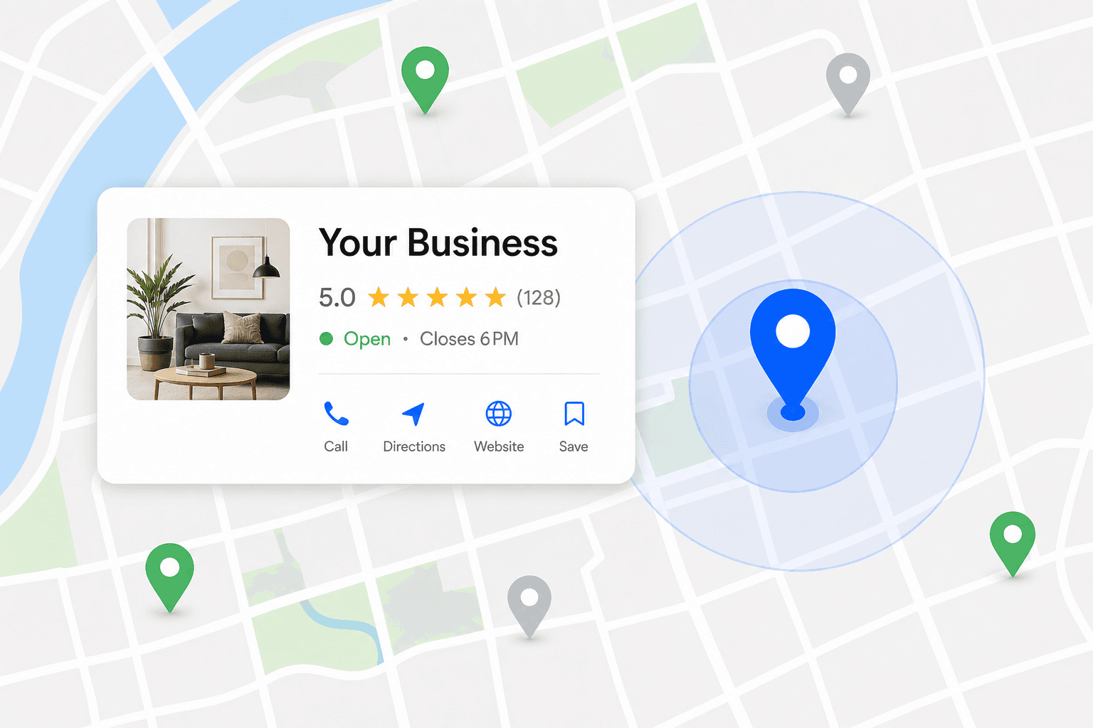 Local SEO map listing preview