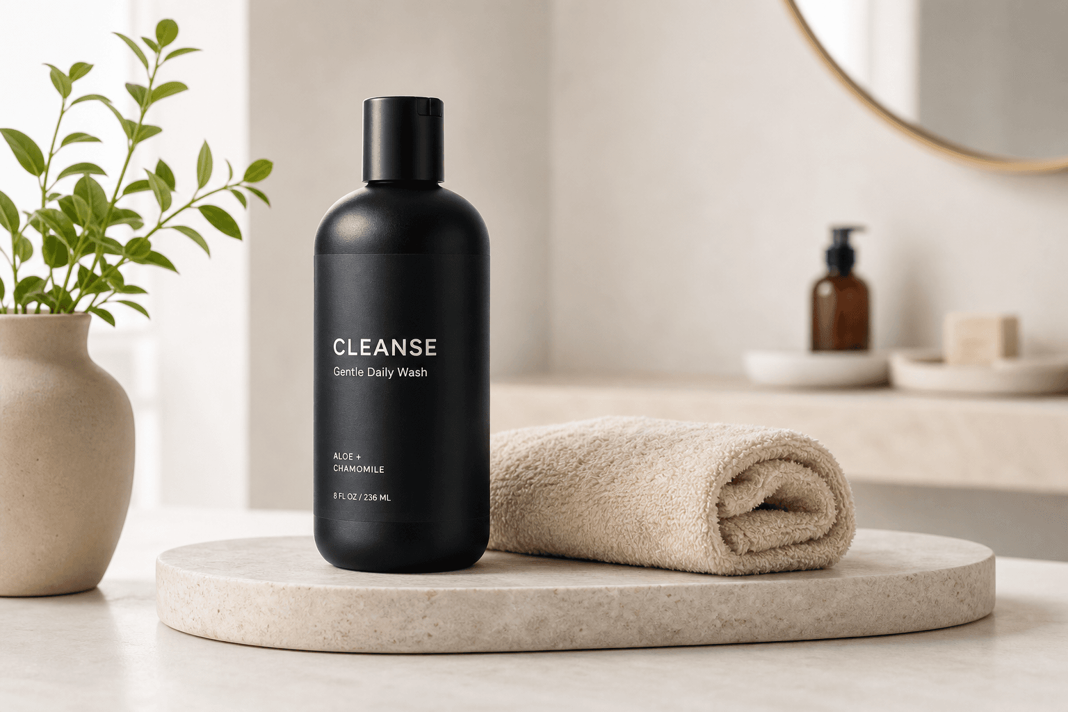 Premium product photography scene