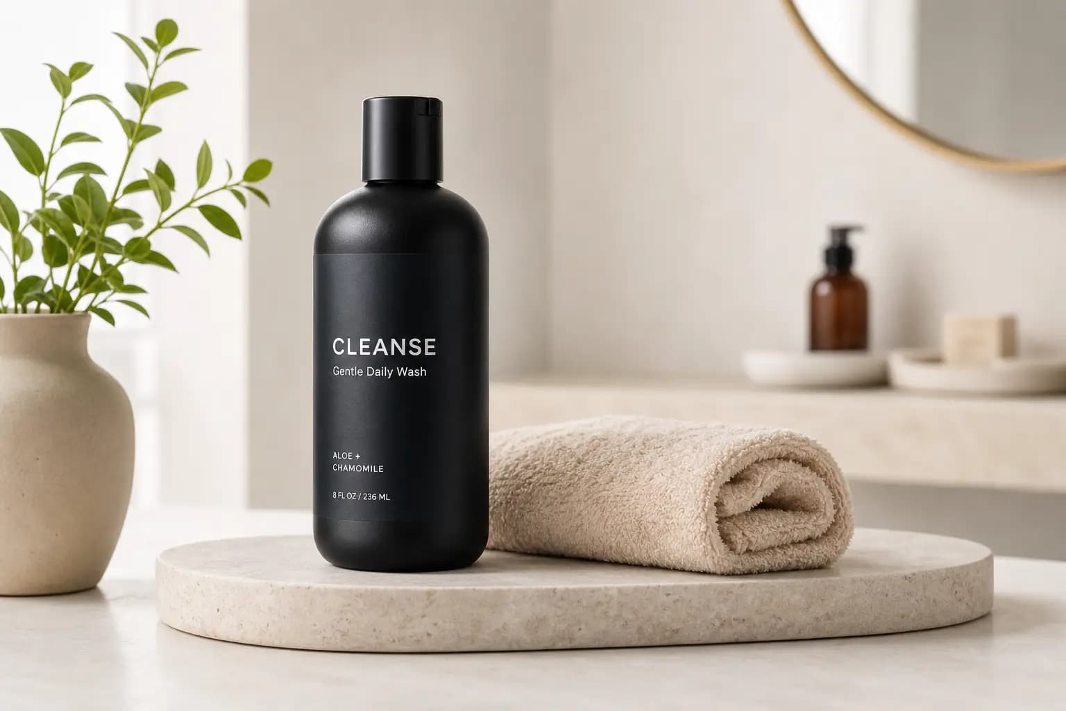 Premium product photography scene
